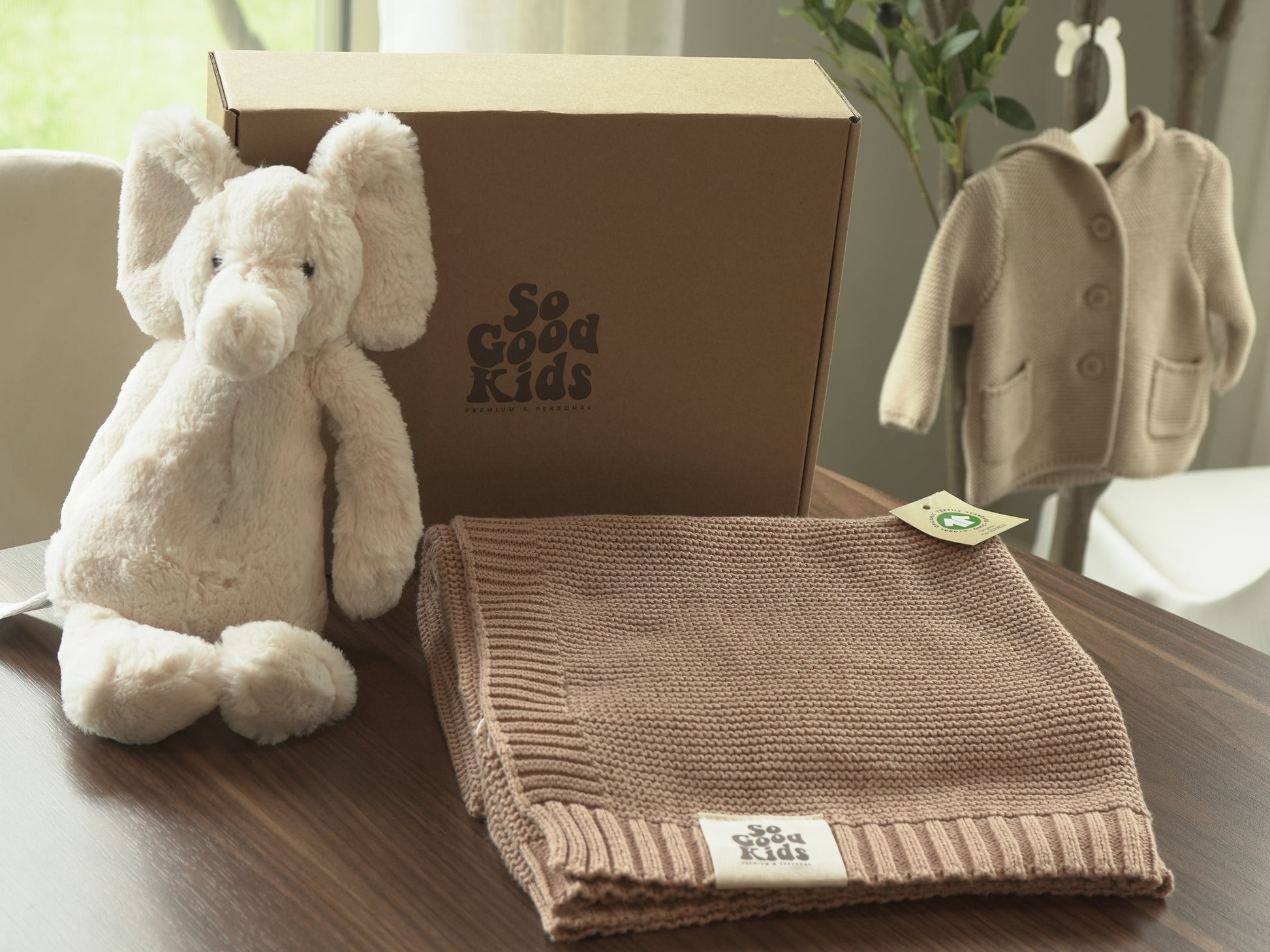 Organic Cotton Knit Baby Blanket