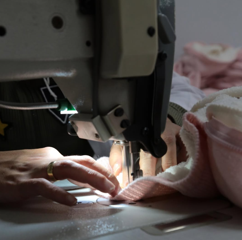 Organic Cotton Knit Baby Blanket