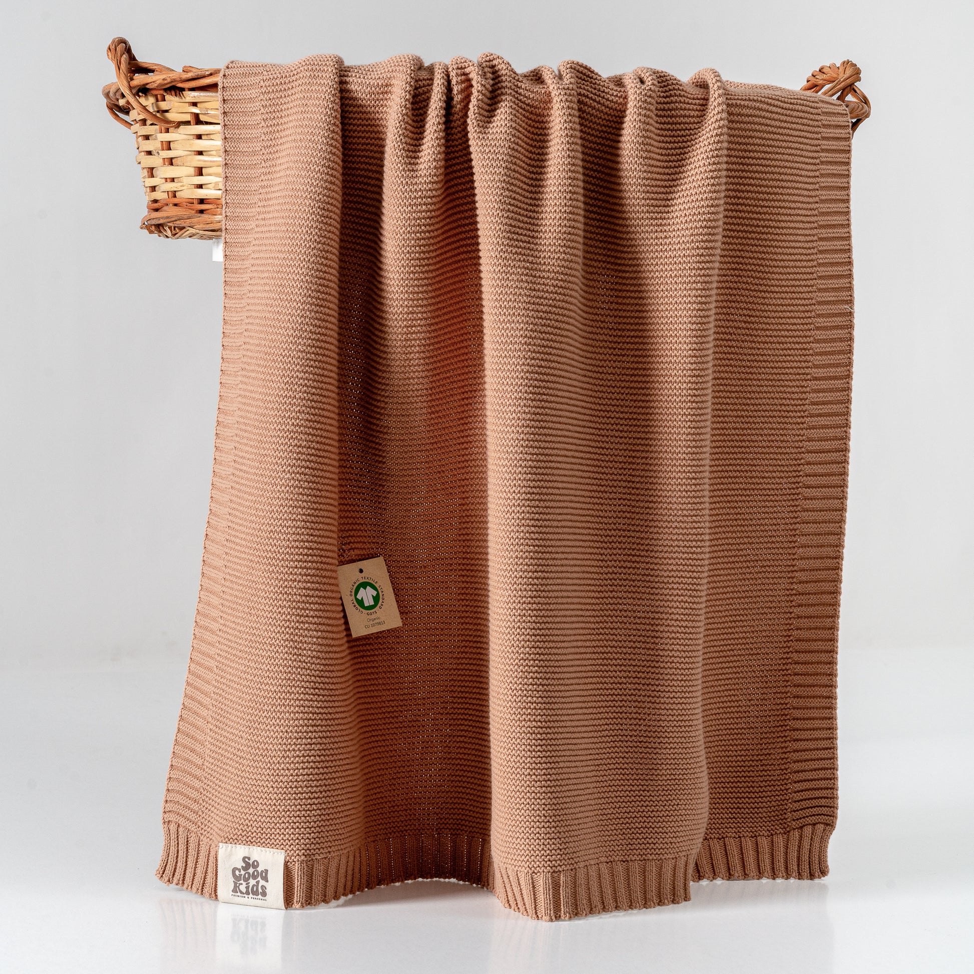 Organic Cotton Knit Baby Blanket