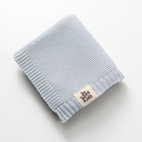 Organic Cotton Knit Baby Blanket