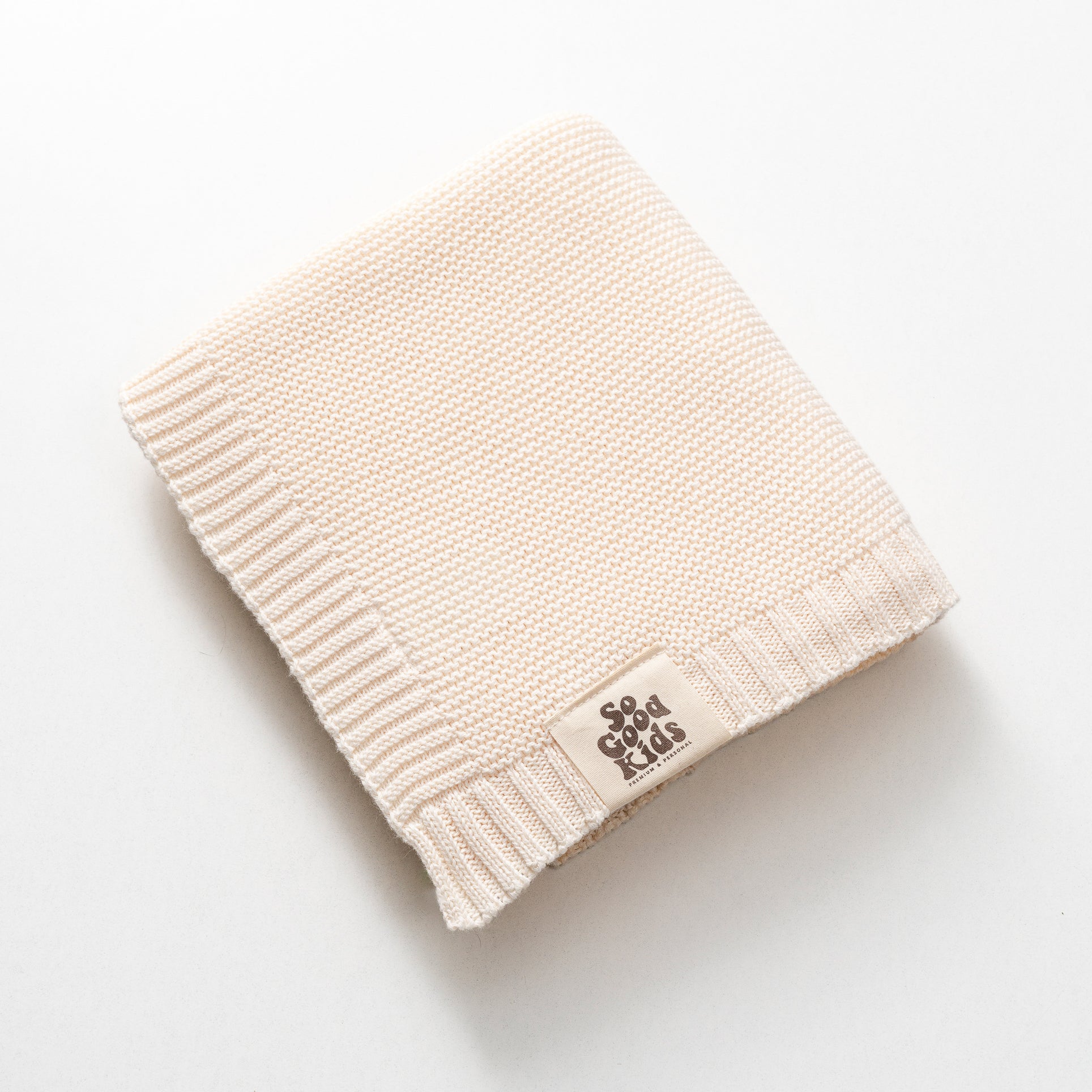 Organic Cotton Knit Baby Blanket