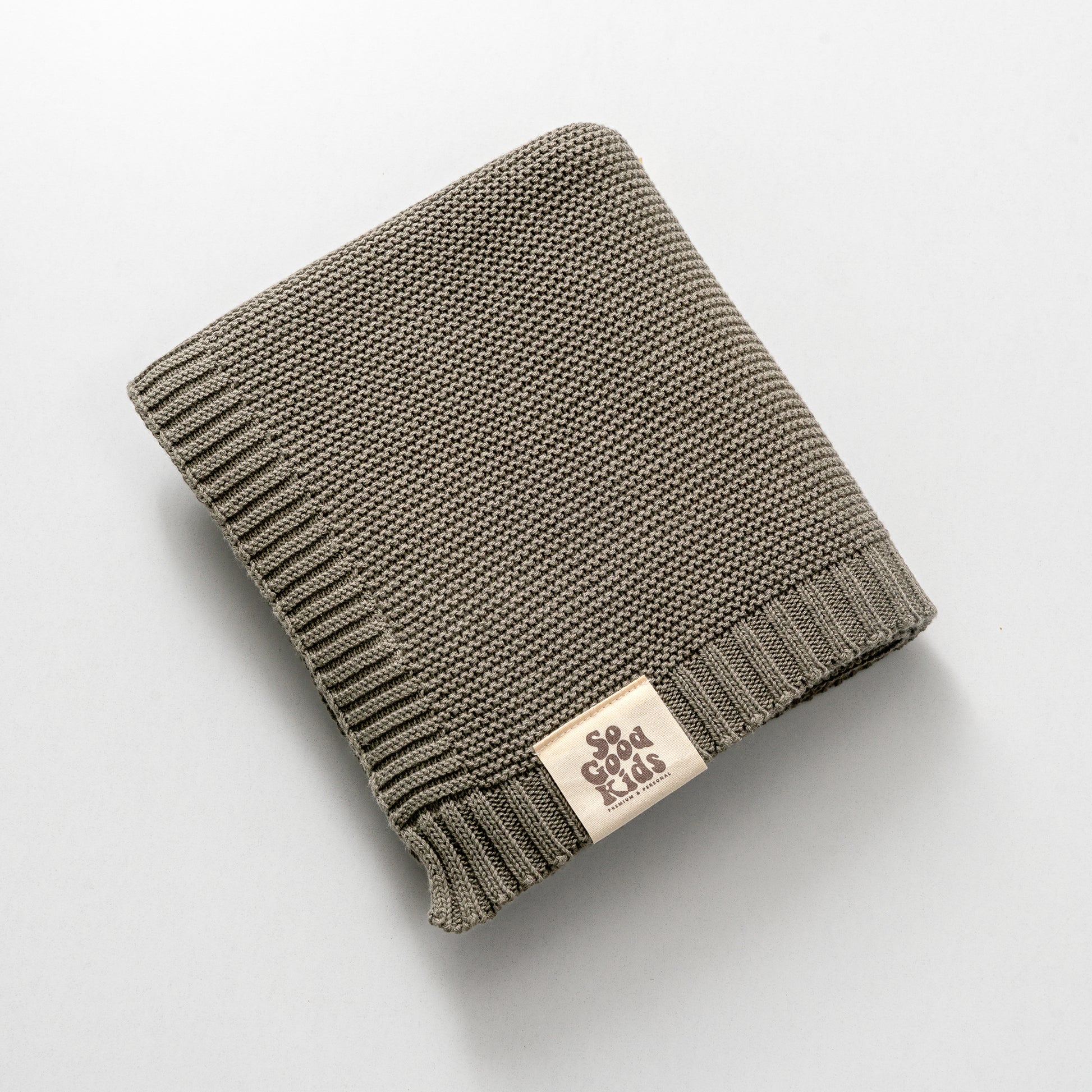 Organic Cotton Knit Baby Blanket