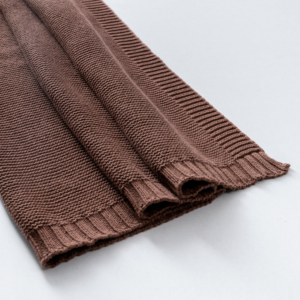 Organic Cotton Knit Baby Blanket