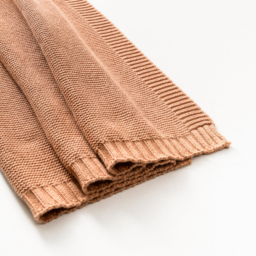 Organic Cotton Knit Baby Blanket