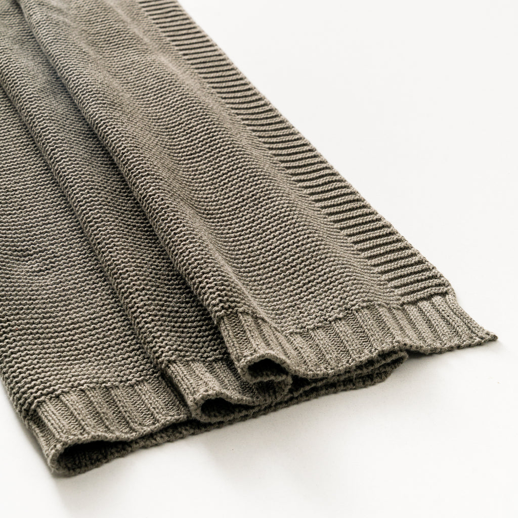 Organic Cotton Knit Baby Blanket