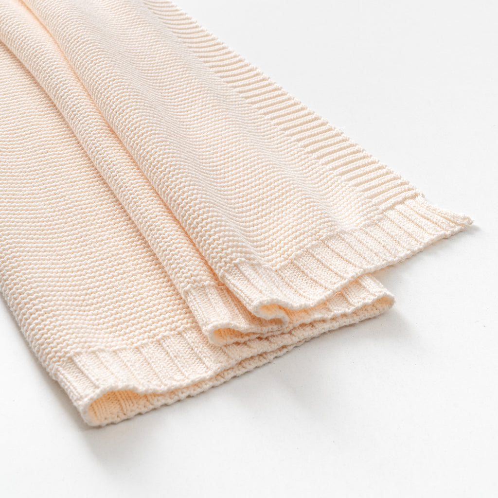 Organic Cotton Knit Baby Blanket